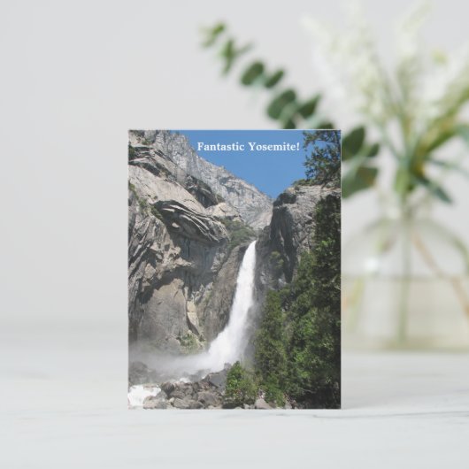 美しいヨセミテはがき! ポストカード (スタンド正面)