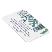 美しいヨハネ3:16かわいらしフローラ引用文 マグネット (右側)