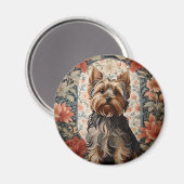 美しいヨーキ― | ヨークシャーテリアの肖像 マグネット (正面/裏面)