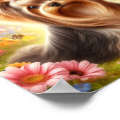 美しいヨークシャーテリア ポスター (角)