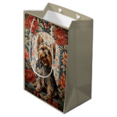 美しいヨークシャーテリア | Yorkshire Terrierポートレート ミディアムペーパーバッグ (裏面アングル)