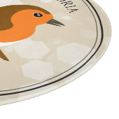 美しいヨーロッパのロビンズ:任意の年の記念日 カッティングボード (角)