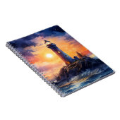 美しいライトハウスノートブック/ジャーナル ノートブック (右側)