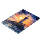 美しいライトハウスノートブック/ジャーナル ノートブック (左側)