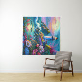 美しいライトハウスラバーズビーチ タペストリー (インサイチュ(横))