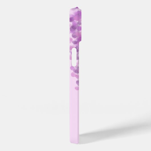 美しいライトパープルの水色の藤を見る Case-Mate iPhoneケース (裏面 / 右)