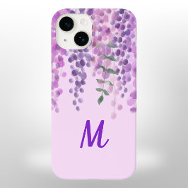 美しいライトパープルの水色の藤を見る Case-Mate iPhone 14ケース