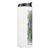 美しいライトブルーアイリス タンブラー (回転左)