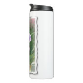 美しいライトブルーアイリス タンブラー (回転右)