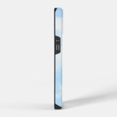 美しいライトブルー iPhoneケース (右側面)