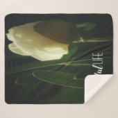 美しいライフフレーズDaffodil写真 シェルパブランケット (正面(横))