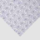 美しいラインアートシーシェル表面パターン 薄葉紙 (詳細)