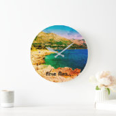 美しいラウンドクロック' ラージ壁時計 (ホーム)