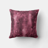 美しいラグジュアリーブルゴーニュ幾何学模様 クッション (裏面)