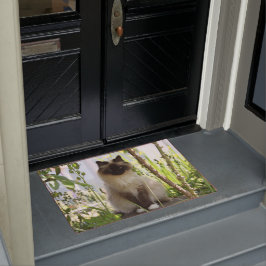 美しいラグドール ドアマット