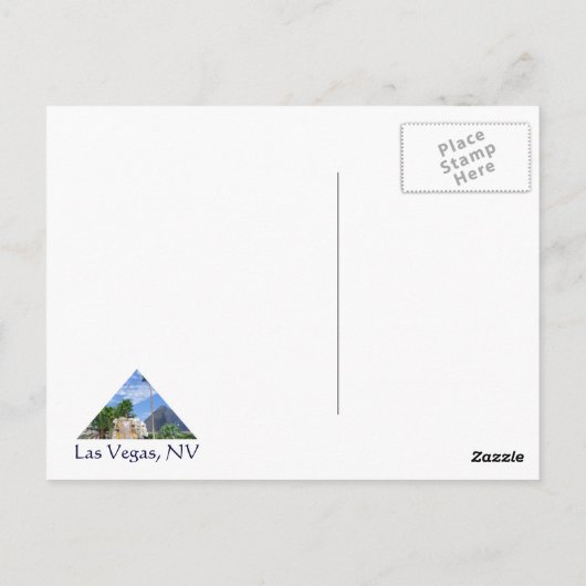 美しいラスベガスはがき! ポストカード (裏面)