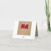 美しいラディバグサンキューカード サンキューカード (裏面)