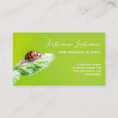 美しいラディバ前向きやる気を起こさせる引用文 名刺 (裏面)