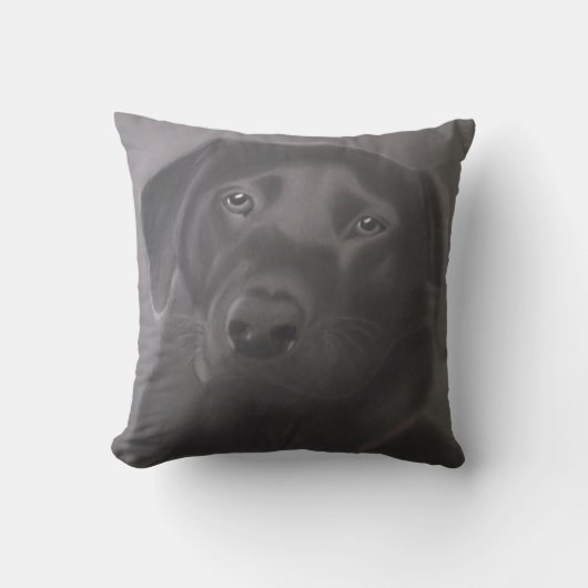 美しいラブラドールレトリバー クッション (正面)