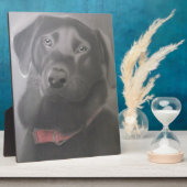 美しいラブラドールレトリバー フォトプラーク (側面)