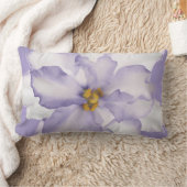 美しいラベンダーの蘭 ランバークッション (ブランケット)