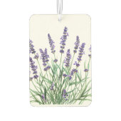 美しいラベンダーガーデンフラワーフローラ カーエアーフレッシュナー (裏面)