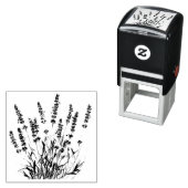 美しいラベンダーガーデンフラワーフローラ セルフインキングスタンプ (インサイチュ)