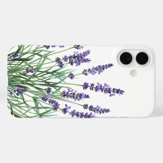 美しいラベンダーガーデンフラワーフローラ Case-Mate iPhoneケース (裏面 (横))