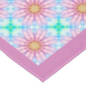 美しいラベンダーフラワーズフローラフラクタルデザイン テーブルクロス (アングル)