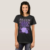 美しいラベンダー – アイリーン名 Tシャツ (正面フル)
