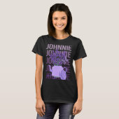 美しいラベンダー - ジョニー名 Tシャツ (正面フル)
