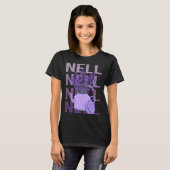 美しいラベンダー ネルという名前 Tシャツ (正面フル)