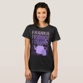 美しいラベンダー – フランキーの名前 Tシャツ (正面フル)