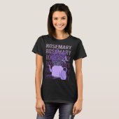 美しいラベンダー - ローズマリー名 Tシャツ (正面フル)