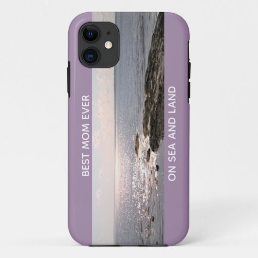美しいラベ最高のンダーの母の海の写真 Case-Mate iPhoneケース (裏面)