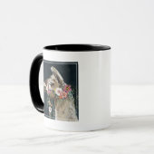 美しいラマ マグカップ (正面左)