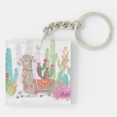 美しいラマI キーホルダー (裏面)