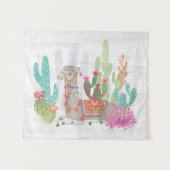 美しいラマI タペストリー (正面(横))