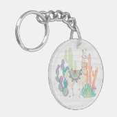 美しいラマII キーホルダー (正面左)