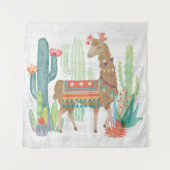 美しいラマIII タペストリー (正面(横))