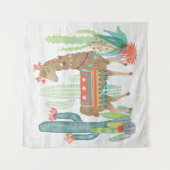 美しいラマIII タペストリー (正面)