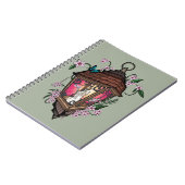 美しいランタン ノートブック (左側)