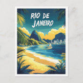 美しいリオデジャネイロブラジル旅行 ポストカード (正面)