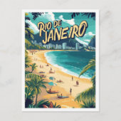 美しいリオデジャネイロブラジル旅行 ポストカード (正面)