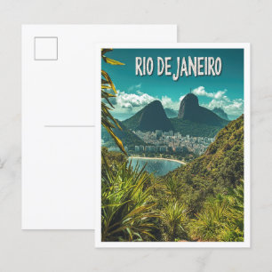 美しいリオデジャネイロブラジル旅行 ポストカード