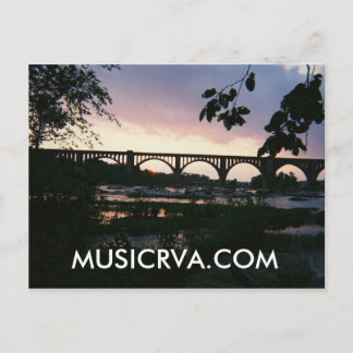 美しいリッチモンドバージニアサンセット ポストカード