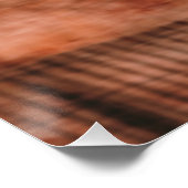 美しいリトルホワイト建物インゴールデンメドウ ポスター (コーナー)