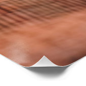 美しいリトルホワイト建物インゴールデンメドウ ポスター (コーナー)