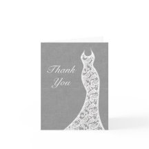 美しいリネン折り畳みサンキューカード