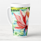 美しいリリーラテマグ カフェラテマグ (左アングル)